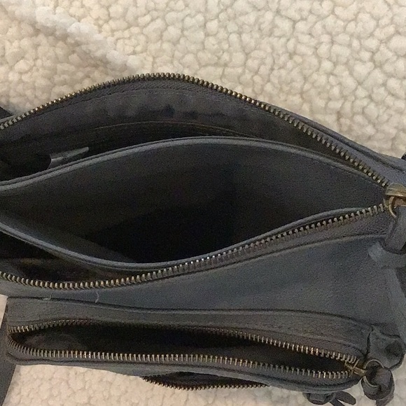 Sonoma gray faux leather crossbody purse bag - Picture 6 of 7